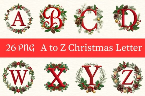 A to Z Christmas Letter PNG: A Designer’s Review