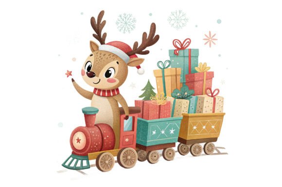 Baby Deer Christmas PNG: A Review for Illustrations and Editorial Design
