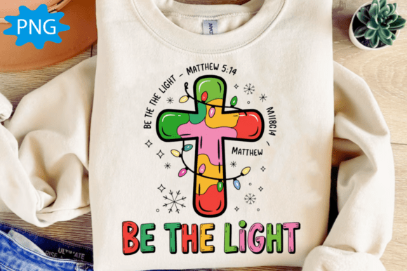 Be the Light PNG, Christian Christmas PNG Review for Digital Sellers