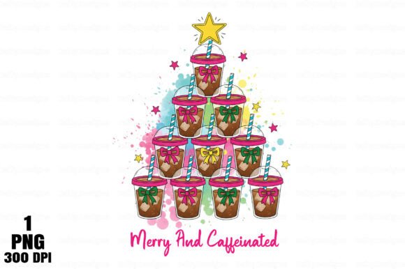 Christmas Coffee Png, to Be Jolly Caff Illustrations