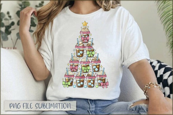 Christmas Tree Caffeinated PNG for Blog Graphics and Illustrations