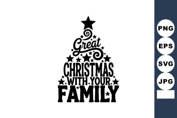 Christmas Tree Typography Design with Gr: A Review for Illustrations and Crafts