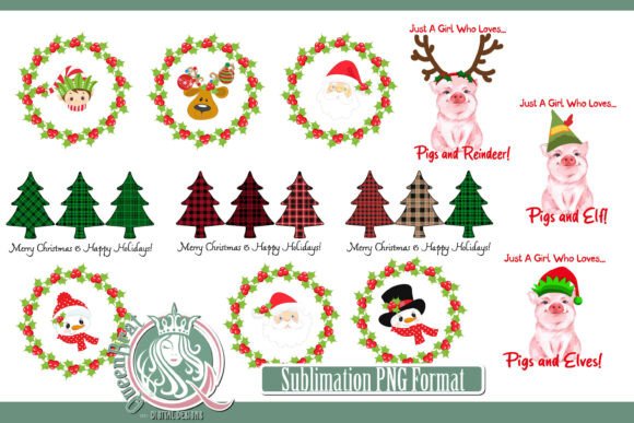 Cute Christmas Sublimation Bundle Review: Illustrations for Brand Design