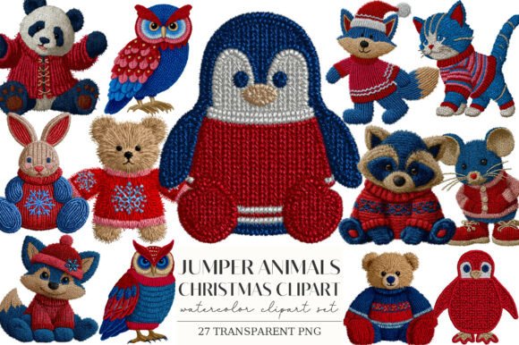 Jumper Animals Christmas Clipart Review