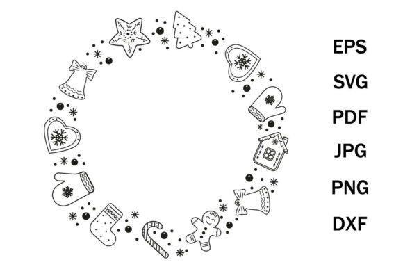 SVG Christmas Frame, Christmas Tree Illustrations Review