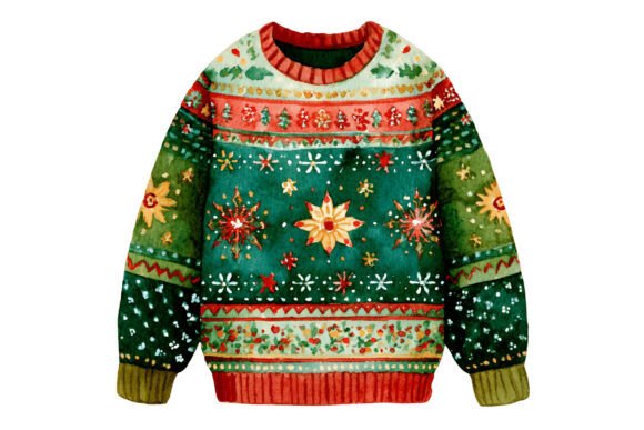 Ugly Christmas Star Sweater PNG: A Designer’s Review for Seasonal Illustrations