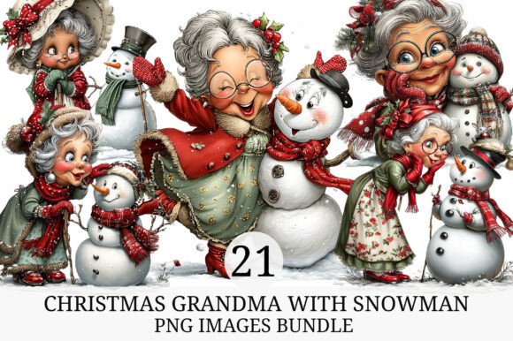 Whimsical Christmas Grandma with Snowman: A Practical Review for Illustrations Sellers